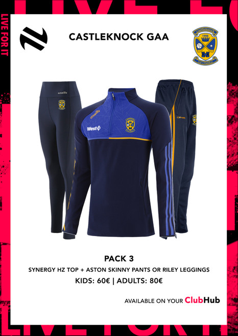 Castleknock GAA Pack 3 Leggings (Adults)
