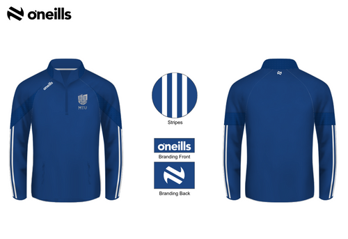 Munster Technological University, Kerry Campus Tour Brushed Half Zip Top (Youths)