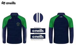 Bohermeen Celtic Oslo Brushed Half Zip Top (Youths)