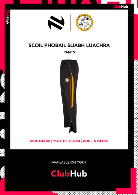 Scoil Phobail Sliabh Luachra Aston Skinny Tracksuit Bottoms (Adults)