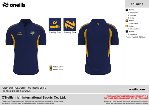 Clonee United Odin Polo Shirt (Adults)