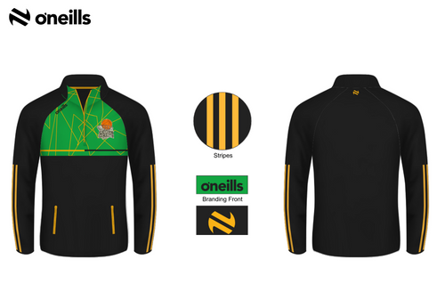 Gneeveguilla Basketball Dolmen Brushed Half Zip Top (Kids)
