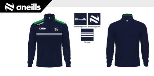 University of Limerick GAA Naples Brushed Half Zip Top Navy (Adults)