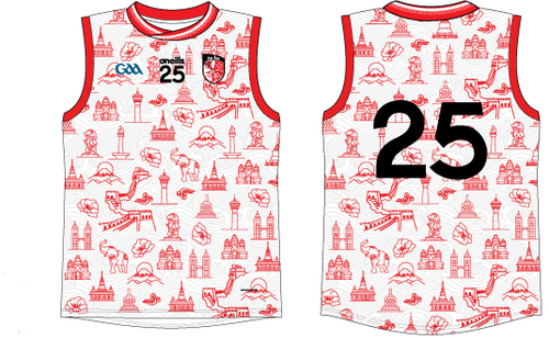 Asian Gaelic Games Vest Red-White 2025 (Kids)