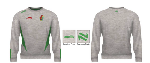 Saigon Gaels Jenson Crew Neck Fleece Sweatshirt Grey/Emerald 2025 (Kids)