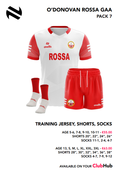 ODonovan Rossa Cork Pack 7