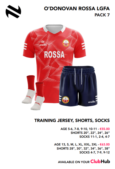O'Donovan Rossa LGFA Pack (Kids)