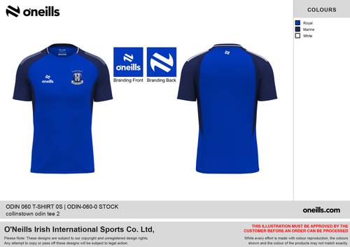 Collinstown FC Odin T-shirt (Kids) Royal