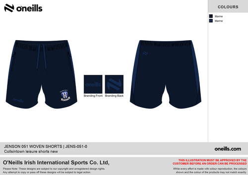 Collinstown FC Jenson Woven Shorts (Adults)
