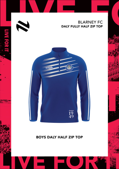 Blarney United FC Daly Boys Printed Half Zip (Adults)
