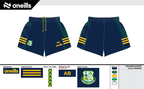 Craughwell Mourne Printed Shorts Marine 2026 (Adults)