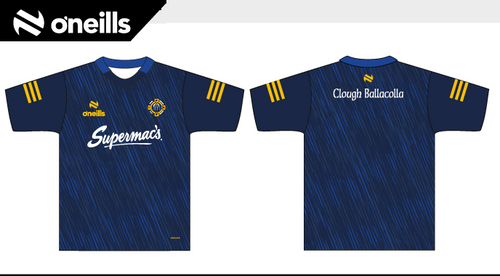 Clough Ballacolla Team Short Sleeve Training Top Tight Fit (Adults)