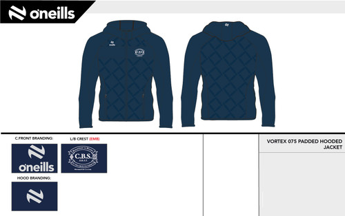 Mitchelstown CBS Vortex Lightweight Padded Jacket (Adults)