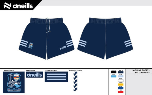 Moyle Rovers GAA Mourne Printed Shorts (Adults)