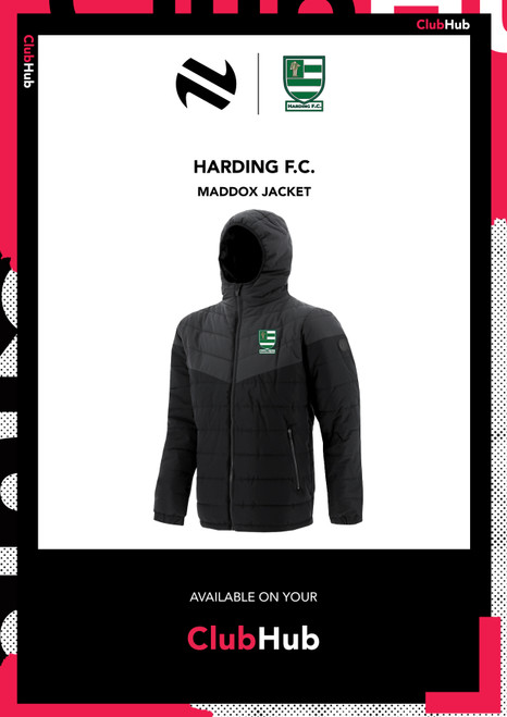 Harding FC Maddox Hooded Padded Jacket (Adults)