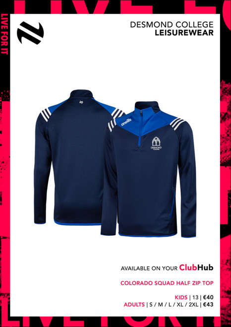 Desmond College Colorado Halfzip (Adults)