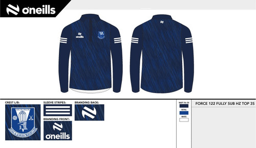 Four Masters GAA Donegal Force Brushed Half Zip Top (Kids)