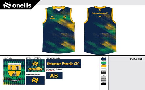 Stabannon Parnells Team Vest Top (Adults)
