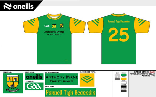 Stabannon Parnells Team Jersey (Adults)