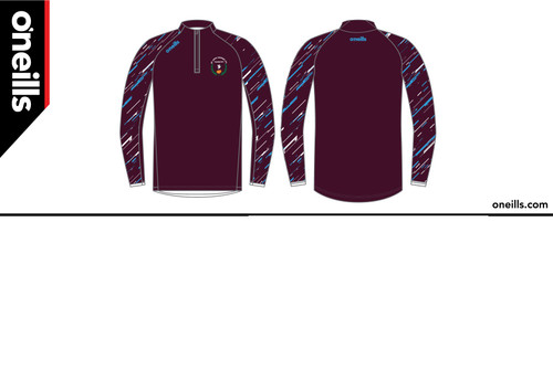 St John Vianney Printed Halfzip Top (Youths)