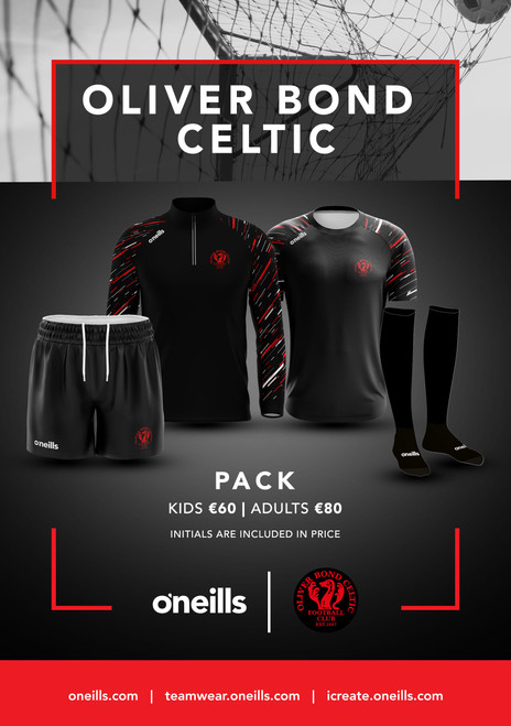 Oliver Bond Celtic Schoolboys Pack (Adults)