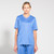 Ladies Sky Blue Scrubs Set