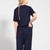 Ladies Navy Blue Scrubs Set