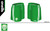 Erin Go Bragh Mourne Green/White Shorts (Adults)