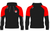 Eysines Sweat à capuche OSLO Rouge-Noir (Enfants)