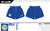 Kiltormer Camogie Mourne Printed Shorts Royal (Adults)