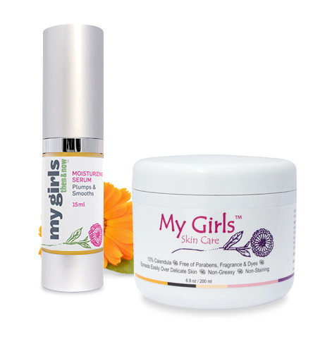 Radiation burn care cream with Vitamin C facial serum