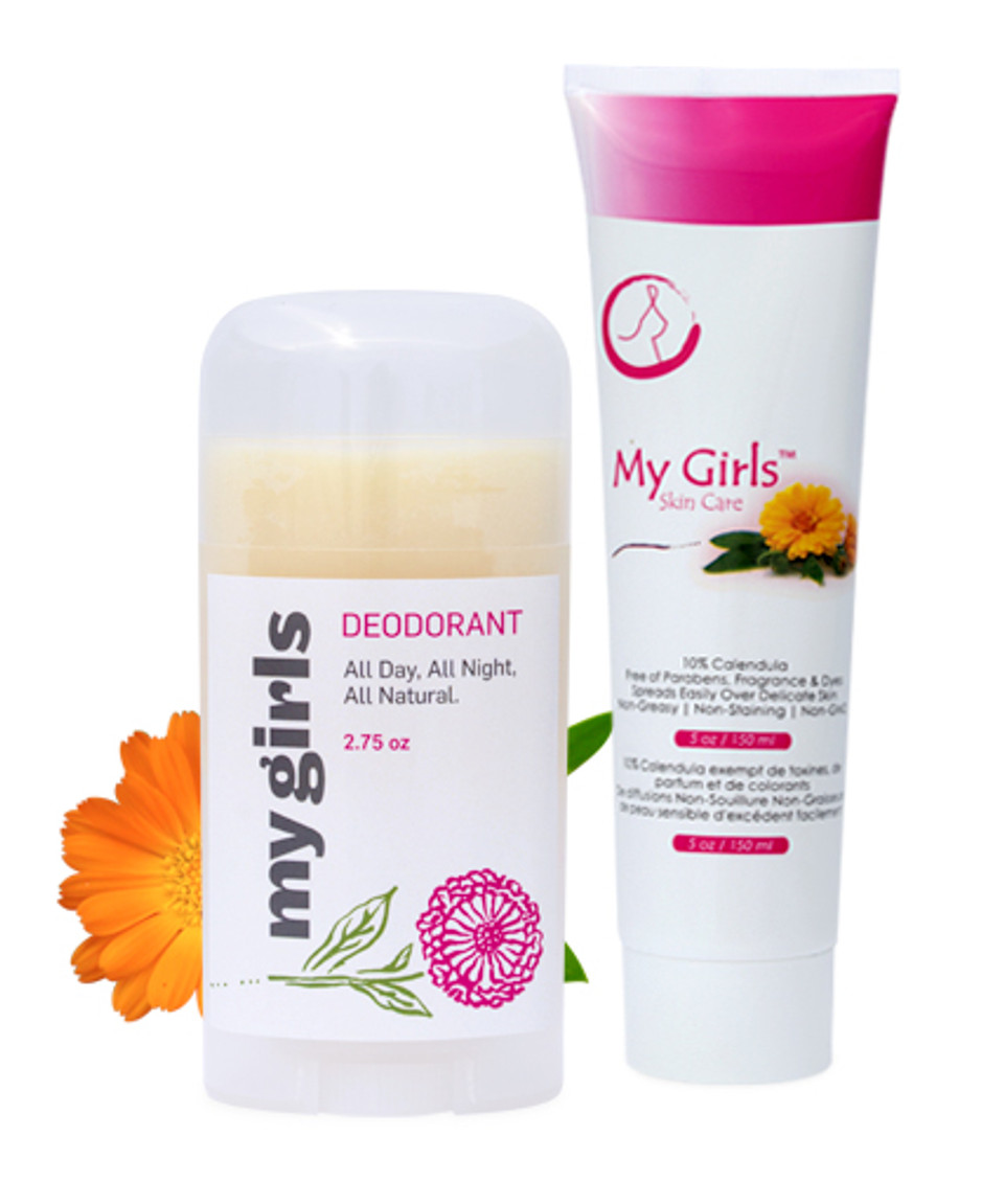 Using aluminumfree deodorant during and after radiation therapy can