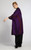 ACCORDION DUSTER: Royal Purple 3-Dots #22