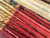 ACCORDION BONBON LOOP: #213 Orange-Gold-Lilac 14" Wide