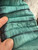 ACCORDION BONBON LOOP: #214 Lime-Turquoise-Taupe   11 " Wide