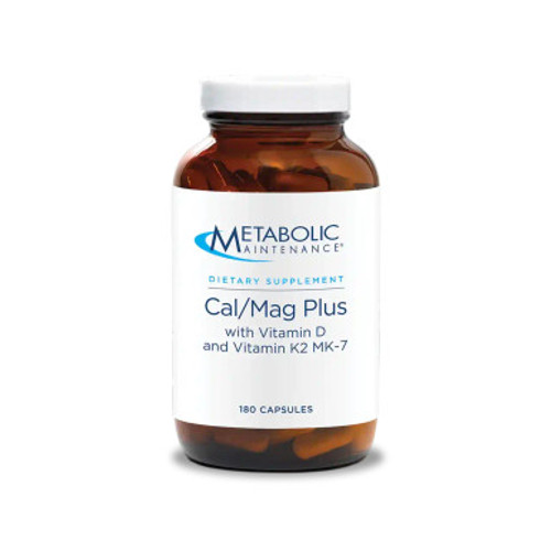 Cal/Mag Plus w/ Vit D & K-2 180c by Metabolic Maintenance