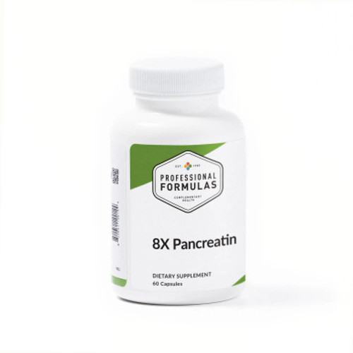 8X Pancreatin 60c by Professional Complementary Health Formulas