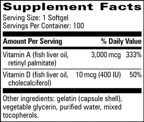 A & D Natural Capsules 100sg label by Progressive Labs A & D Natural Capsules 100sg label by Progressive Labs