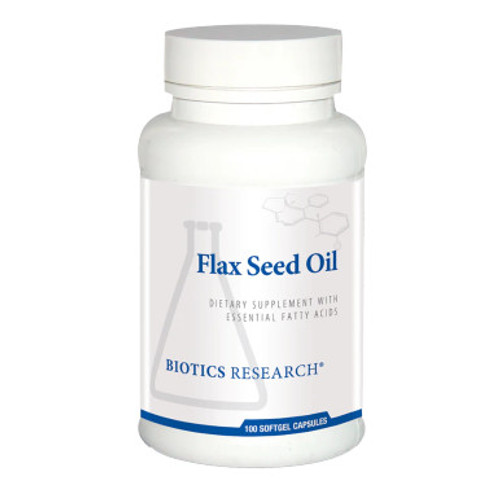 Flax Seed Oil Caps 100C by Biotics Research