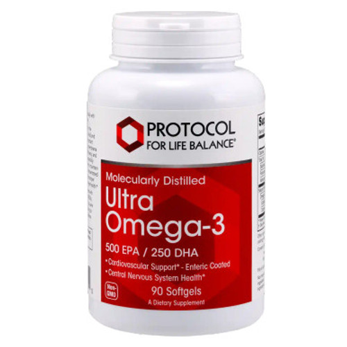 Ultra Omega-3 500/250 90sg by Protocol for Life Balance
