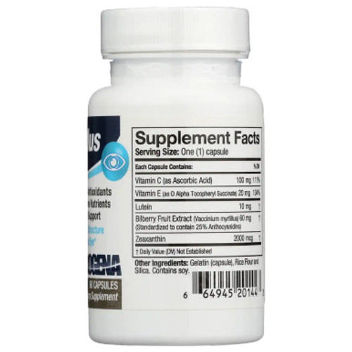 Eye Plus 60c by Progena Meditrend label Eye Plus 60c by Progena Meditrend label