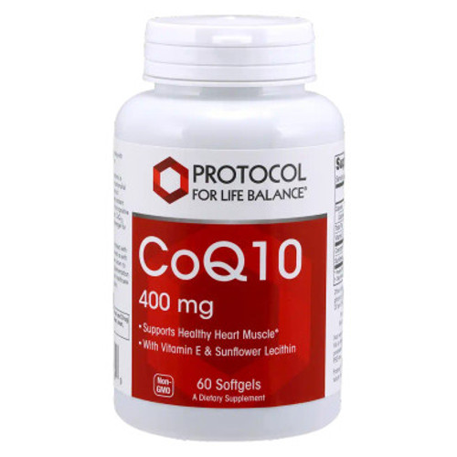 CoQ10 Absorb 400mg 60sg by Protocol for Life Balance