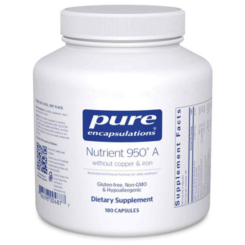 Nutrient 950 A w/o Cu & Fe 180c Pure Encapsulations