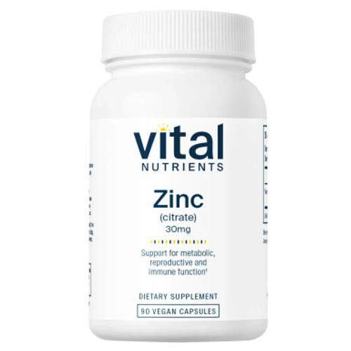 Zinc (Citrate) 30mg 90c by Vital Nutrients