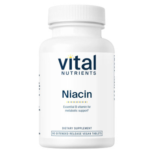 Niacin 500mg Extended Release 90t by Vital Nutrients