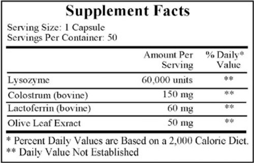 Nutricillin 50c label by Ecological Formulas
