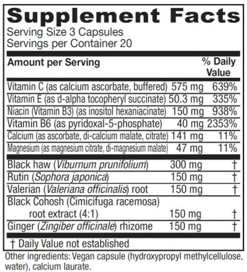 Cramp Relax 60c label by vitanica