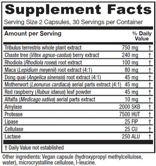 Pregnancy Prep label 60c by Vitanica