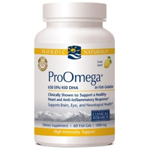 ProOmega Fish Gelatin 60c by Nordic Naturals ProOmega Fish Gelatin 60c by Nordic Naturals