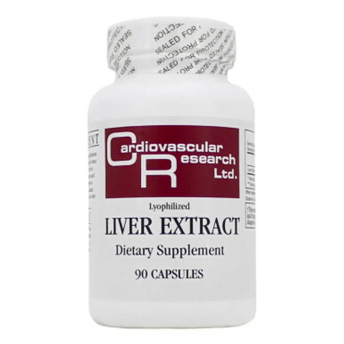Liver Extract (Lyophilized 550mg)90c by Ecological Formulas